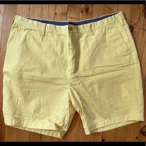 Nautica yellow deck shorts
